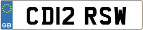 Truck License Plate